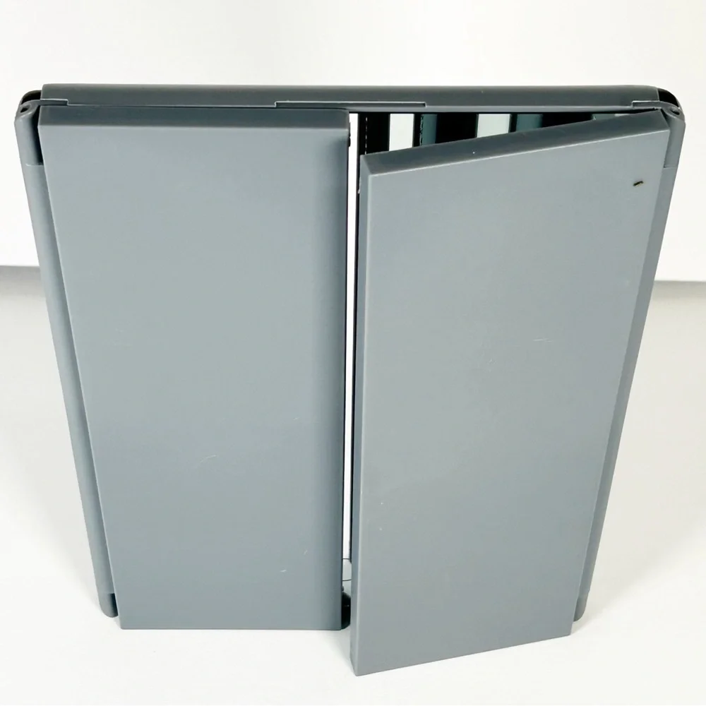 Coby Vanityz Trifold LED Mirror Grey 1x 2x 3X Magnification NEW